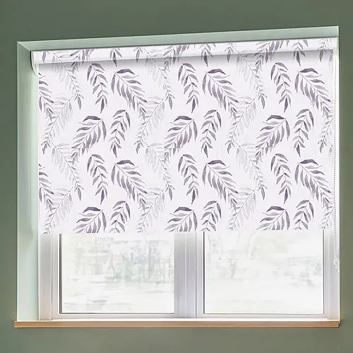 Clarice Plum Light Filtering Roller Blinds