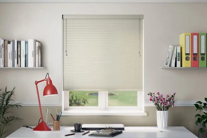 Millennium Soft Cream Perforated - 50mm Venetian Blinds