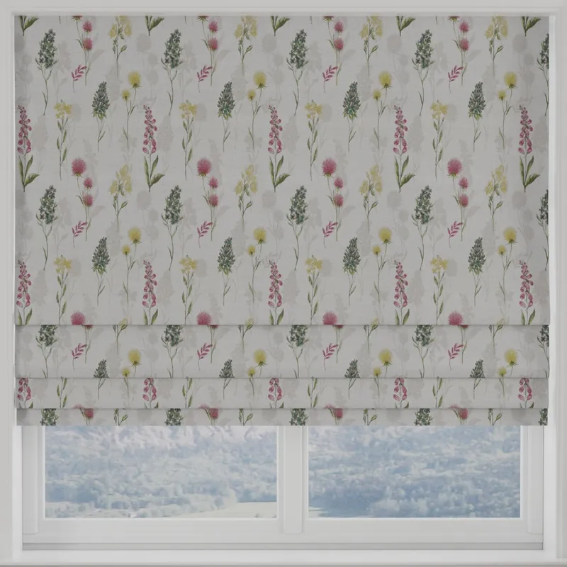 Toulon Made To Measure Roman Blind Pink