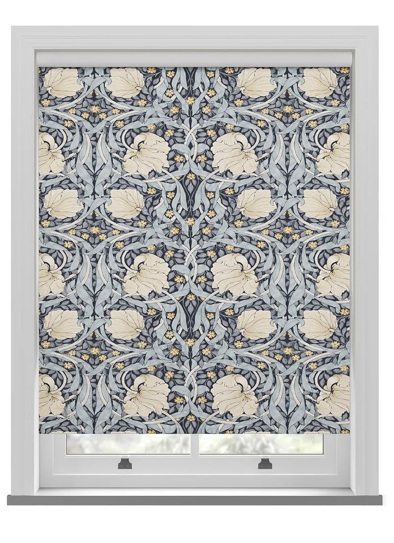 William Morris At Home Pimpernel Indigo Roller Blind
