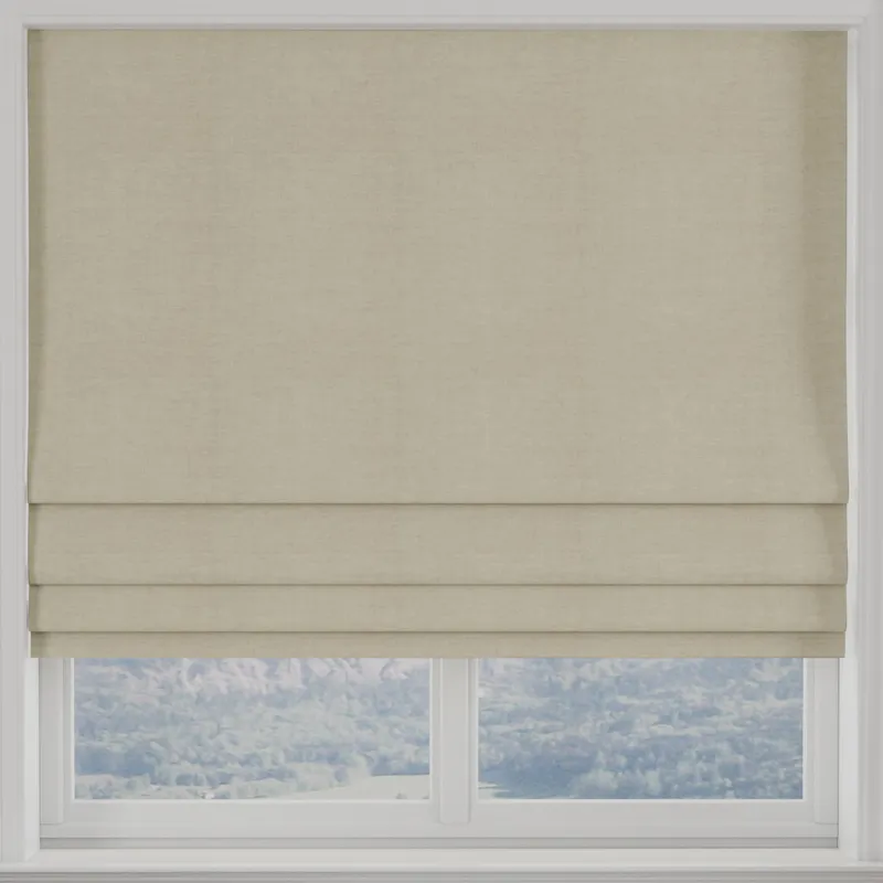Luxuria Made To Measure Roman Blind Natural