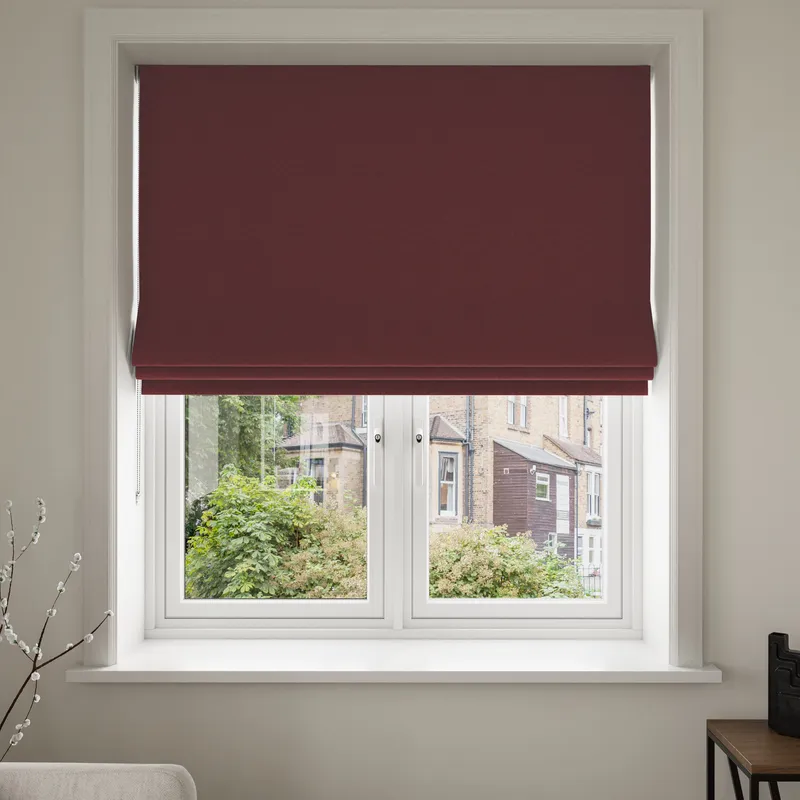 Laura Ashley Swanson Dark Cranberry Blinds Uk