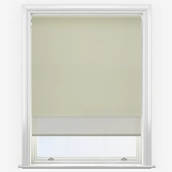 Double Roller Fusion Blackout Greige & Natural Double Roller Blind