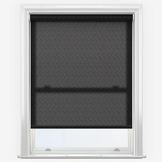 Whiston Black Roller Blind