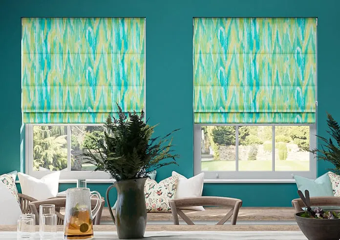 Bombay Velvet Citrus Burst - Roman Blind