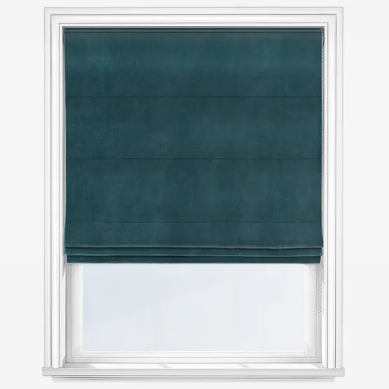 Memoir Peacock Roman Blind