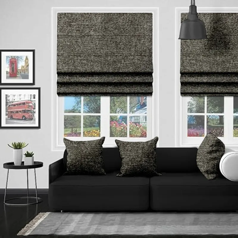 Eb Dalyan Pewter Roman Blind