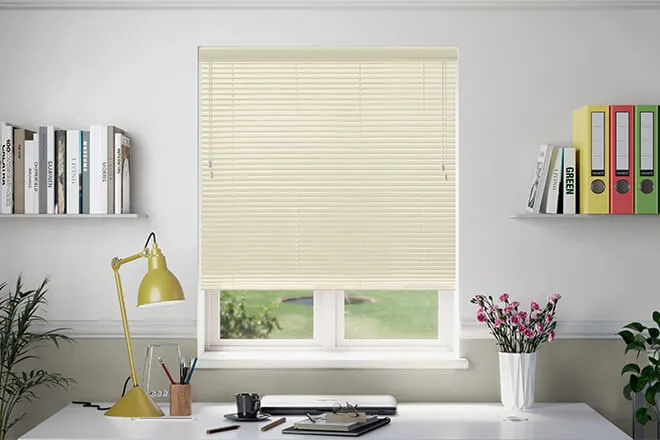 Millennium Vanilla Gloss - 50mm Aluminium Venetian Blinds