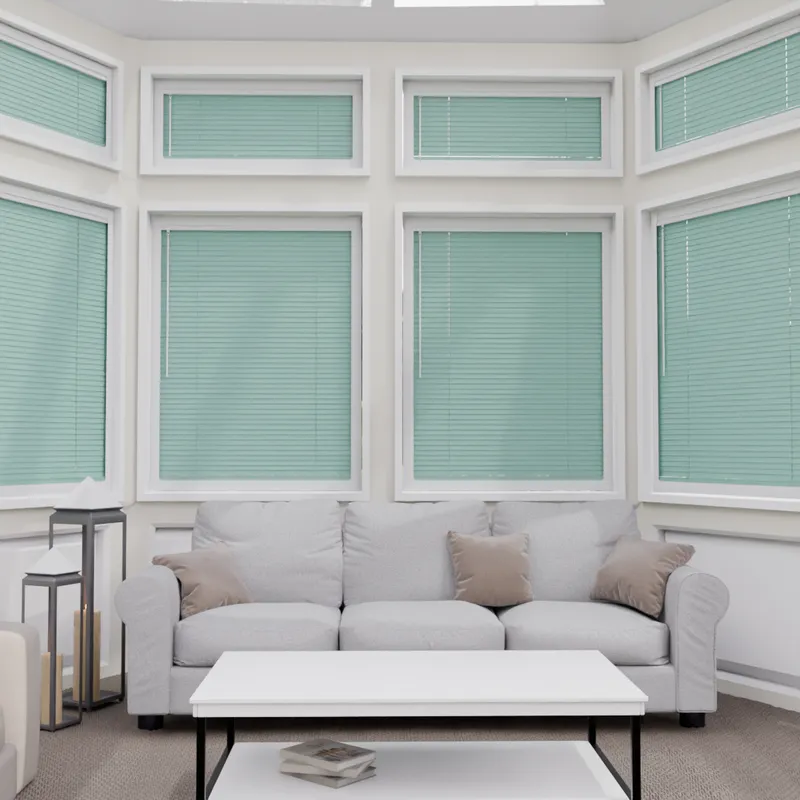 Perfect Fit No Drill Metal Blind - Fern Green - 25mm