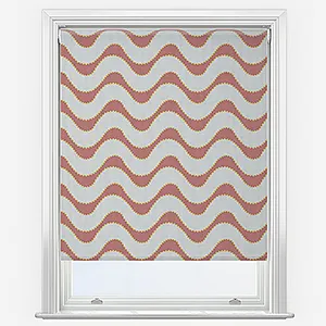 Sonova Studio Conga Wave Vintage Rhubarb Roller Blind