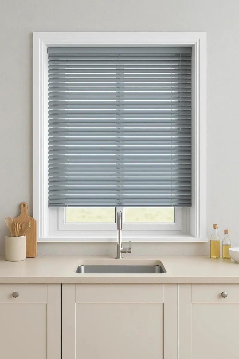 Ash Metal Venetian Blind - 25mm