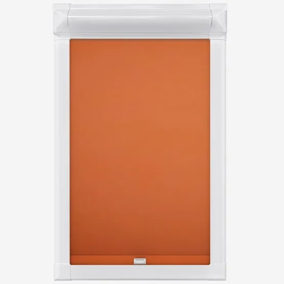 Spectrum Blackout Orange Perfect Fit Roller Blind