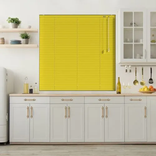 Canary Yellow Venetian Blind