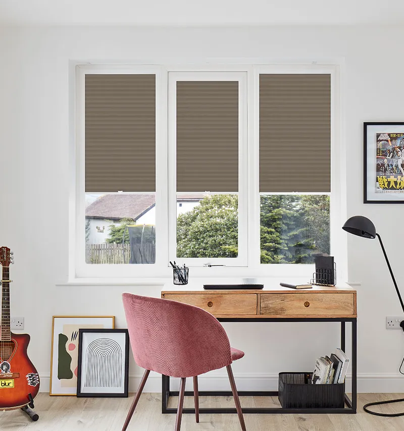 Halo Mushroom 25mm Perfect Fit Pleated Blinds
