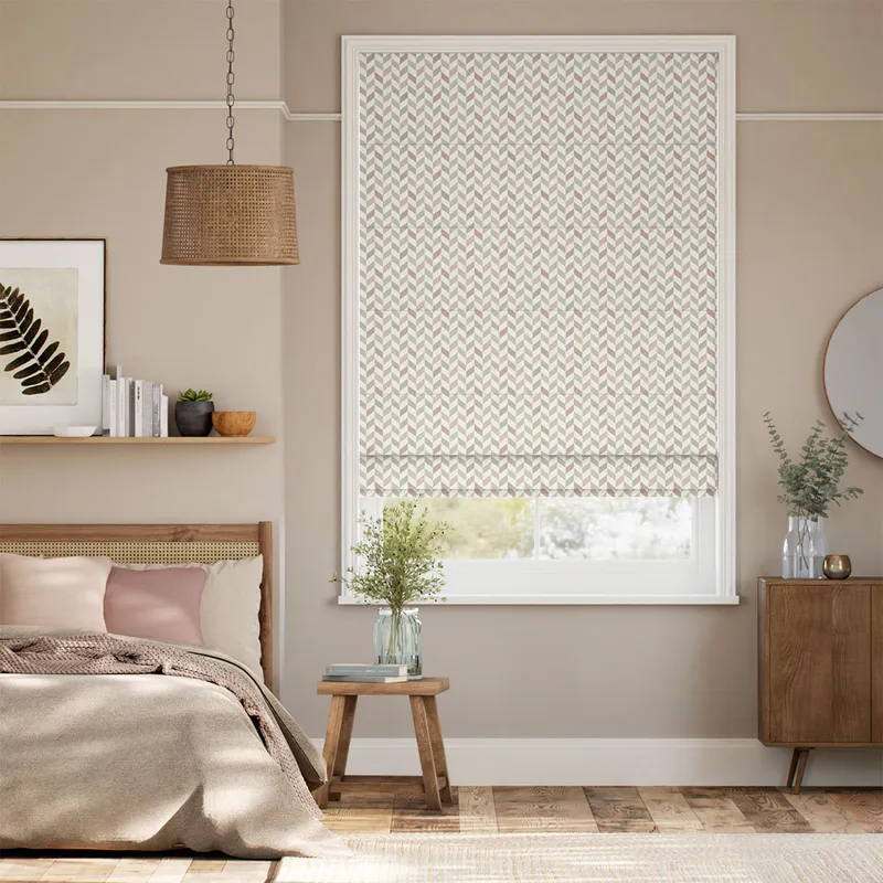 Phoenix Blush Roman Blind