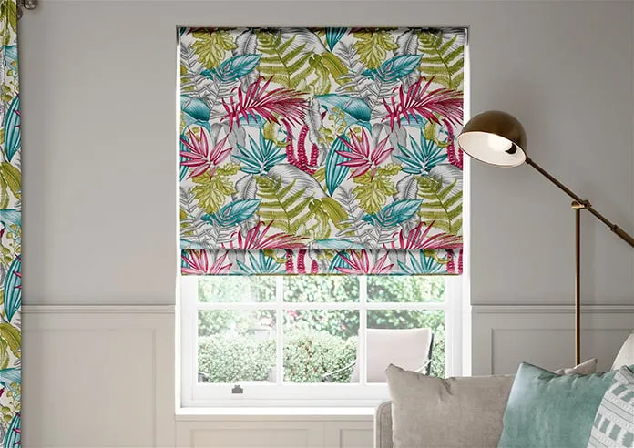Maldives Begonia - Roman Blind