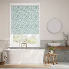 Splash Blackout Rue Watercolour Teal Roller Blind