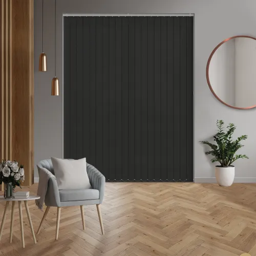 Luxe Black Vertical Blind