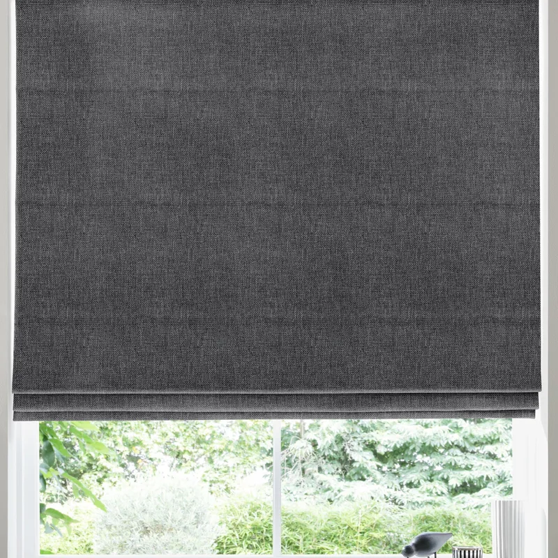 Positano Made To Measure Roman Blind Smoke