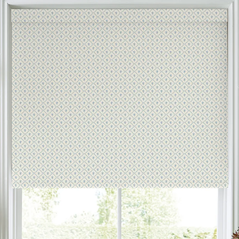 Laura Ashley Kate Made To Measure Blackout Roller Blind Pale Seaspray Blue