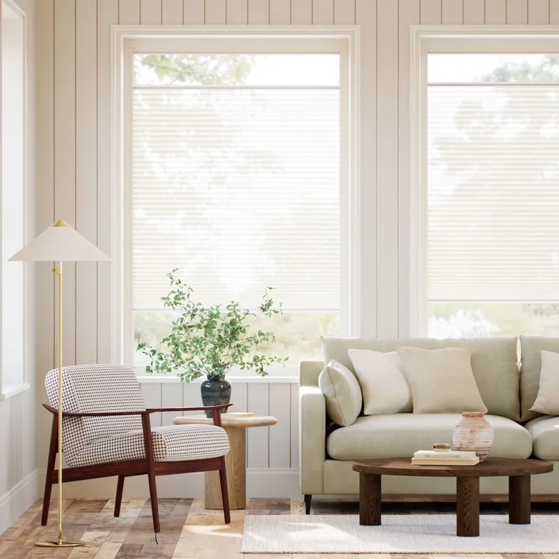 Stick On Duovoile Ivory Thermal Blind