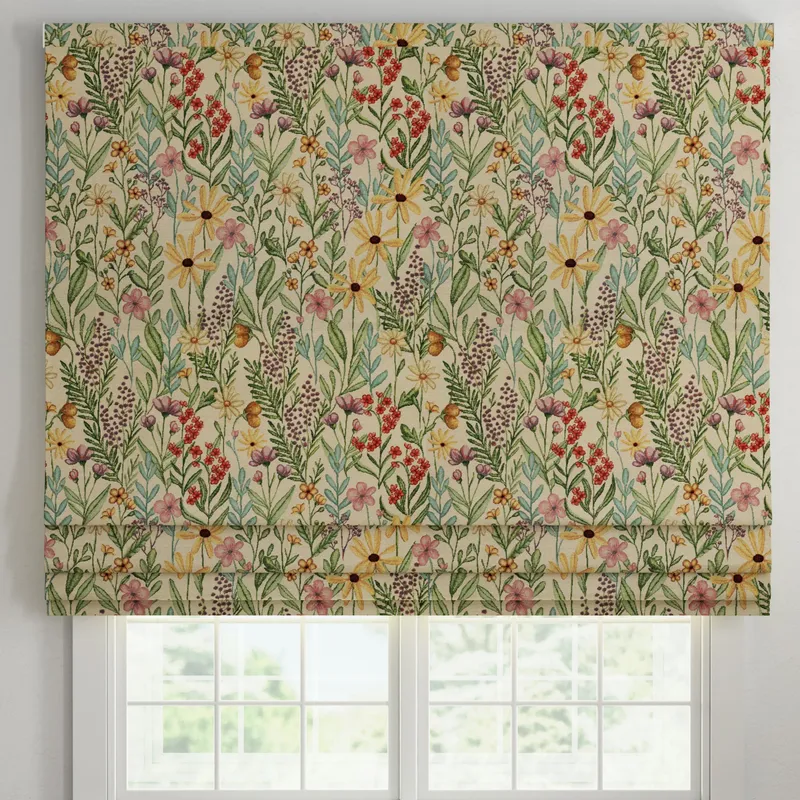 Ante Decor Meadow Tapestry Made To Measure Roman Blind Summer