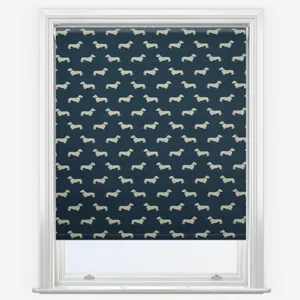 Emily Bond Peggy Indigo Roller Blind