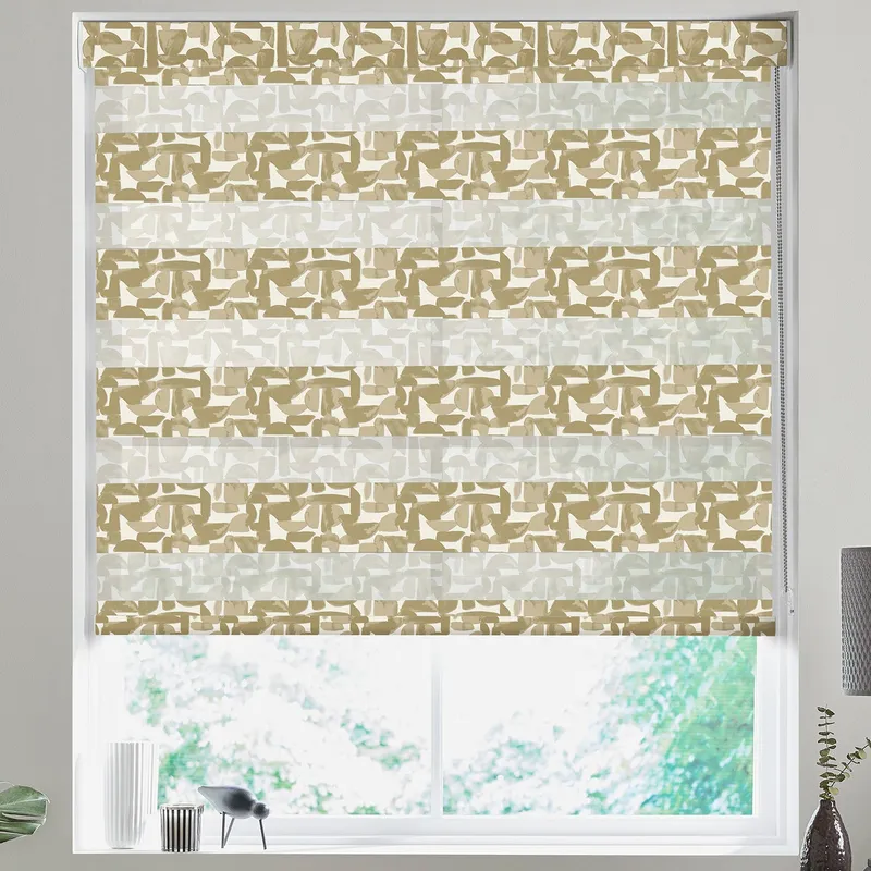 Ella Made To Measure Day Night Blind Natural