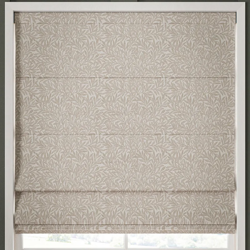 William Morris Willow Made To Measure Roman Blind Jute