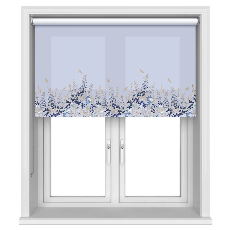 Sara Miller Wisteria Pale Blue Blinds Uk
