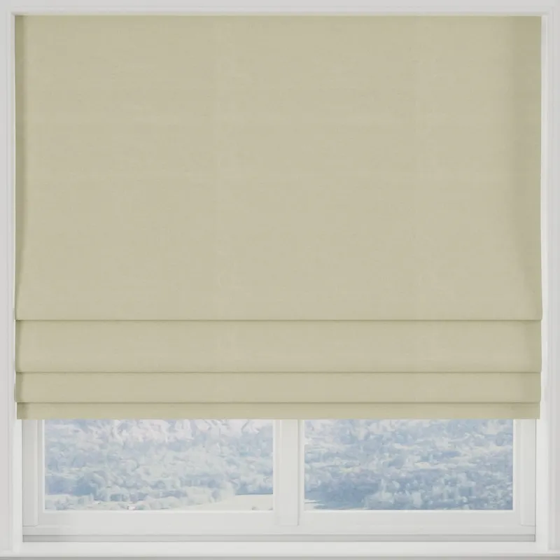 Modena Recycled Made To Measure Roman Blind Natural