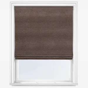 Milan Ash Brown Roman Blind