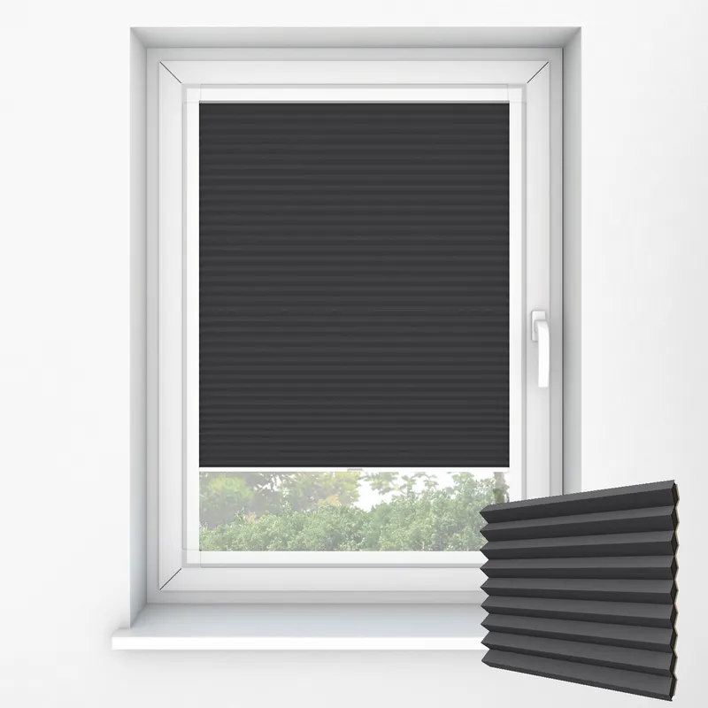 Thermoshade Pastal Ebony Perfect Fit Thermal Blackout Honeycomb Blinds