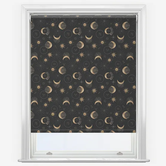 Sonova Studio Astrology Dusk Black Roller Blind