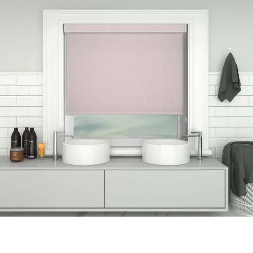 Ava Hint Of Pink Pelmet Roller Blind