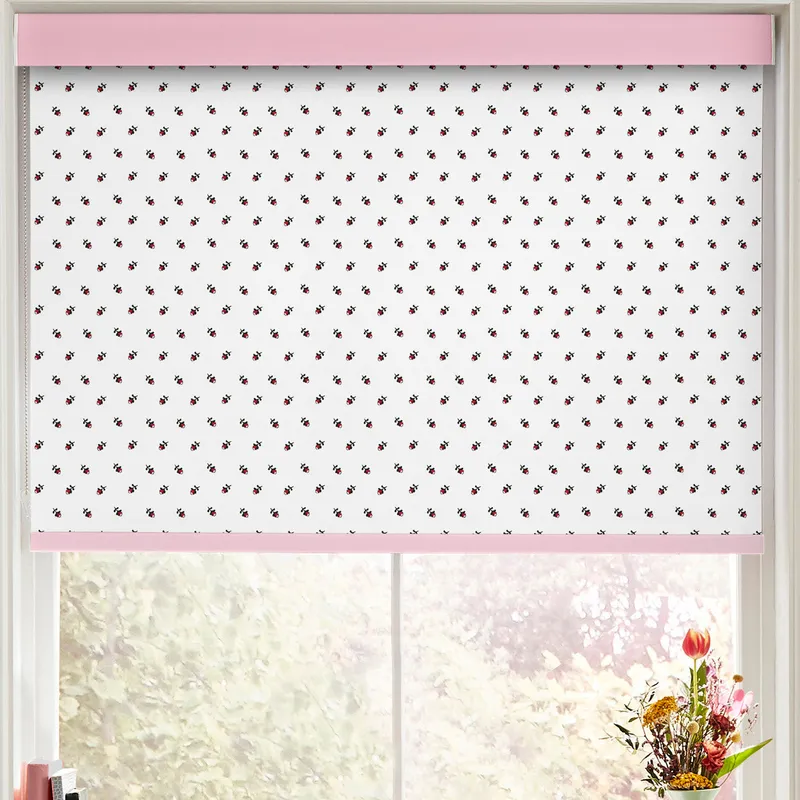 Cath Kidston Rose Bud Made To Measure Roller Blind White