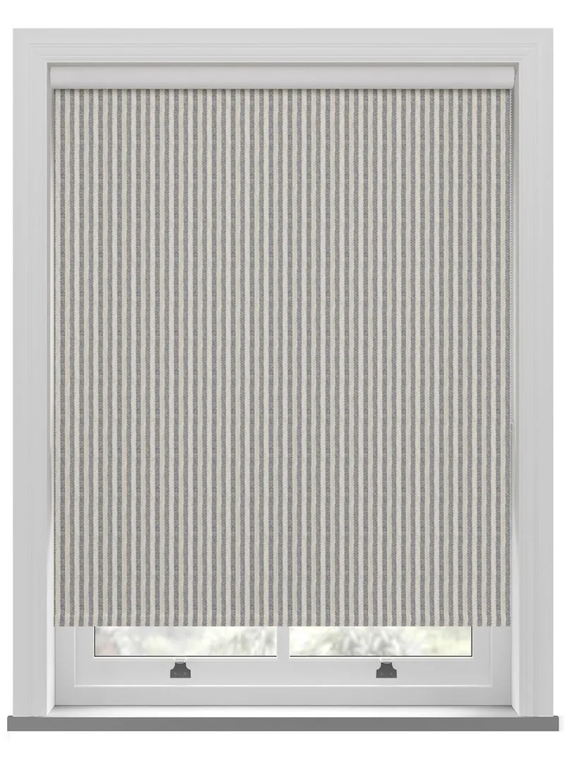 Emily Bond Oscar Stripe Indigo Roller Blind
