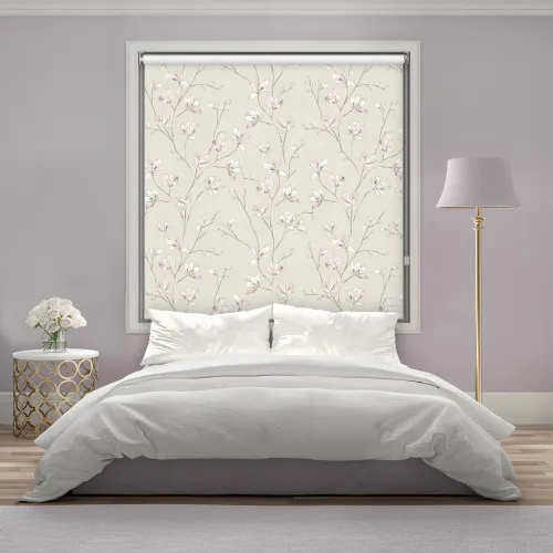 Blackout Roller Blind - Iris Blush Light-blocking Shade