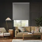 Osaka Faux Silk Steeple Grey Roller Blind