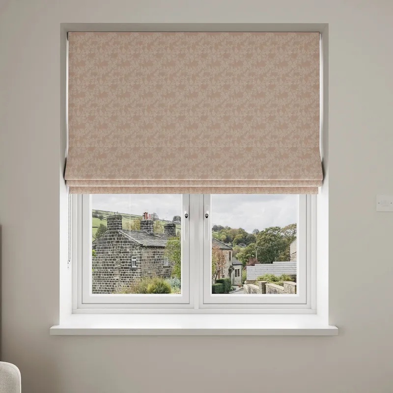 Laura Ashley Burnham Woven Truffle Blinds Uk
