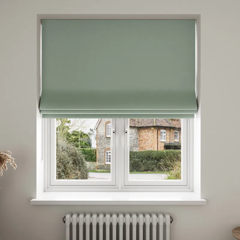 Laura Ashley Middleton Dark Sage Green Blinds Uk