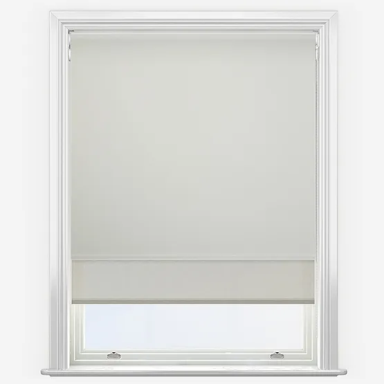 Double Roller Carnival Blackout Cream & Natural Double Roller Blind