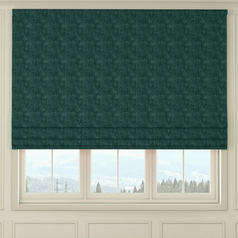 House Llewelyn-bowen Ottoman Made To Measure Roman Blind Peacock
