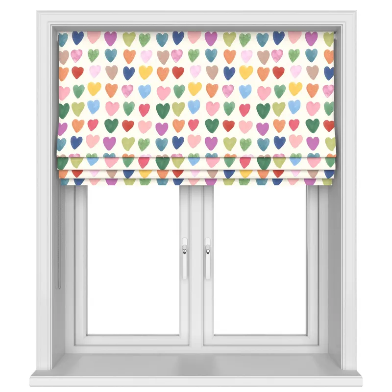 Wee Blue Bell Love Hearts Multi No Drill