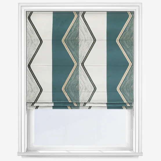 Casamance Mesa Petrole Roman Blind