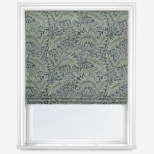 William Morris At Home Larkspur Woven Indigo Roman Blind