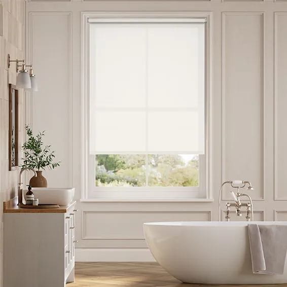Palermo Warm White Roller Blind