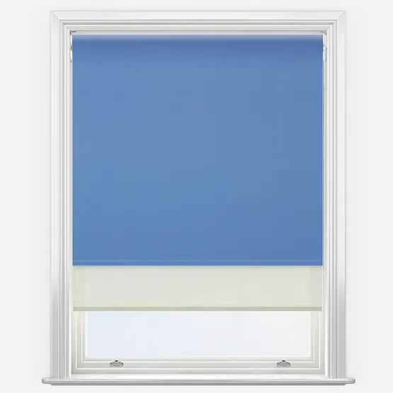Double Roller Aqualuxe Surf & Cream Double Roller Blind