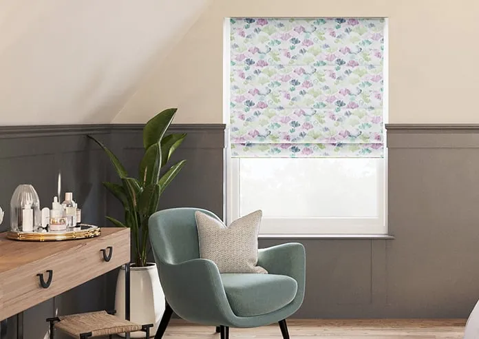Palm Beach Faux Silk Fantasy - Roman Blind