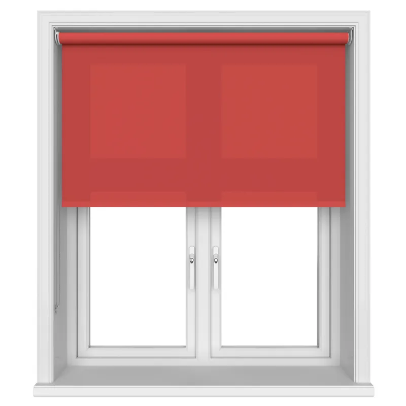 Unicolour Red Blinds Uk